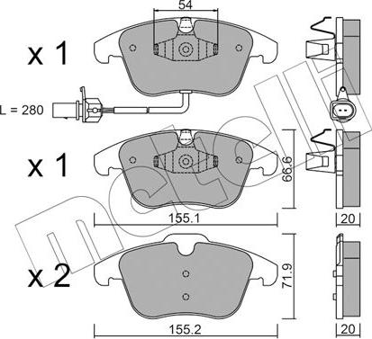 Metelli 22-0675-2 - Öljynsuodatin inparts.fi