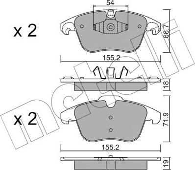 Metelli 22-0675-7 - Jarrupala, levyjarru inparts.fi