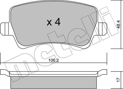 Metelli 22-0676-0 - Öljynsuodatin inparts.fi