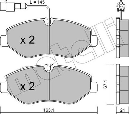 Metelli 22-0671-4 - Jarrupala, levyjarru inparts.fi