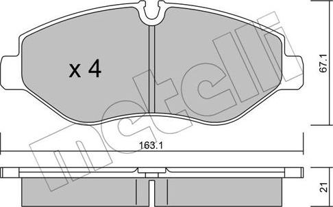 Metelli 22-0671-0 - Öljynsuodatin inparts.fi