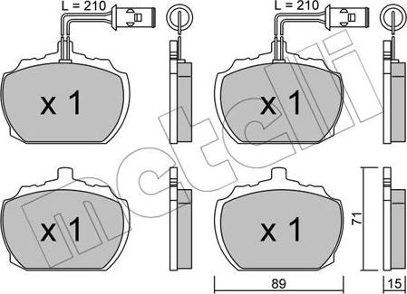 Metelli 22-0678-1 - Jarrupala, levyjarru inparts.fi