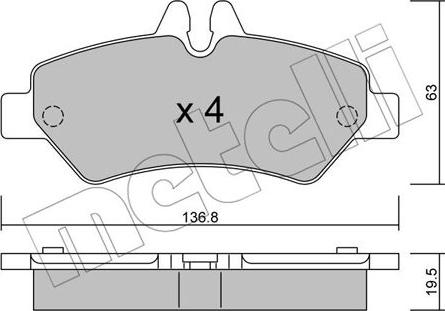 Metelli 22-0672-0 - Öljynsuodatin inparts.fi