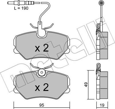 Metelli 22-0099-0 - Jarrupala, levyjarru inparts.fi