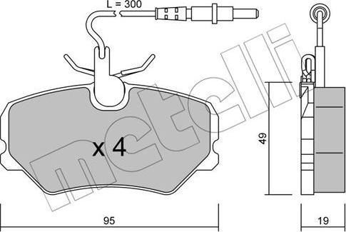 Metelli 22-0099-1 - Jarrupala, levyjarru inparts.fi