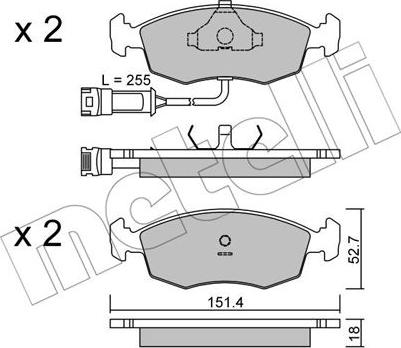 Metelli 22-0094-0 - Jarrupala, levyjarru inparts.fi