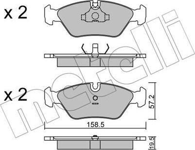 Metelli 22-0091-0 - Jarrupala, levyjarru inparts.fi