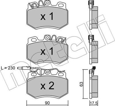 Metelli 22-0049-1 - Jarrupala, levyjarru inparts.fi