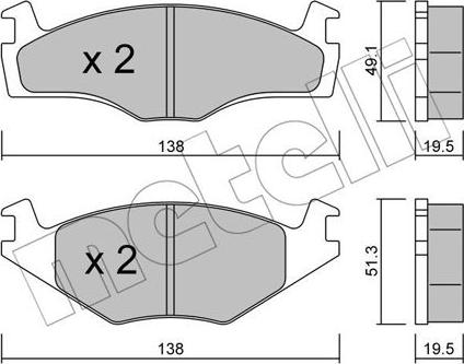 Metelli 22-0045-1 - Öljynsuodatin inparts.fi