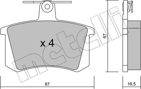 Metelli 22-0048-0 - Öljynsuodatin inparts.fi