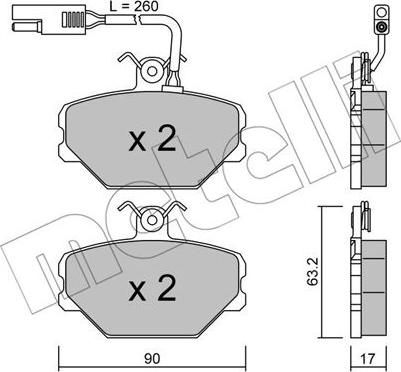 Metelli 22-0059-1 - Jarrupala, levyjarru inparts.fi