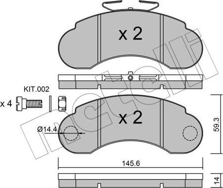 Metelli 22-0055-1 - Jarrupala, levyjarru inparts.fi