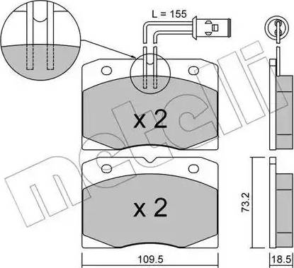 Metelli 22-0051-0 - Jarrupala, levyjarru inparts.fi