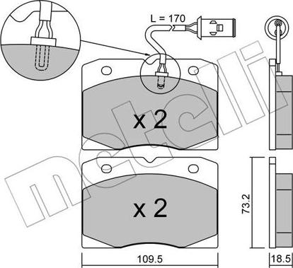 Metelli 22-0051-2 - Jarrupala, levyjarru inparts.fi