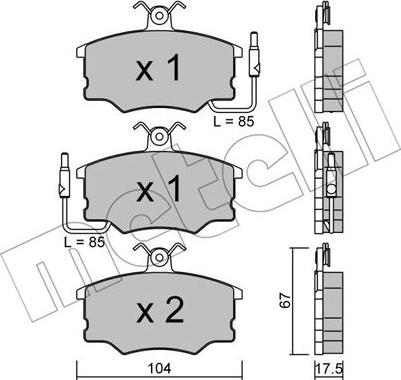 Metelli 22-0053-0 - Jarrupala, levyjarru inparts.fi