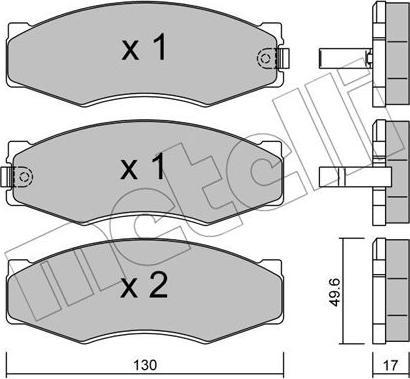 Metelli 22-0066-1 - Jarrupala, levyjarru inparts.fi