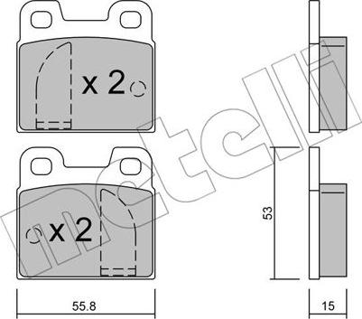 Metelli 22-0009-0 - Jarrupala, levyjarru inparts.fi