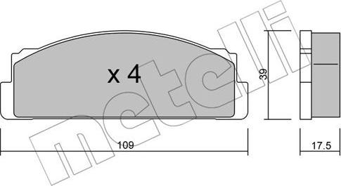 Metelli 22-0001-0 - Jarrupala, levyjarru inparts.fi