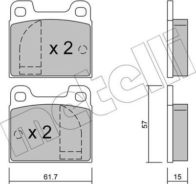 Metelli 22-0008-0 - Jarrupala, levyjarru inparts.fi