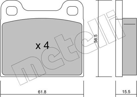 Metelli 22-0003-4 - Jarrupala, levyjarru inparts.fi