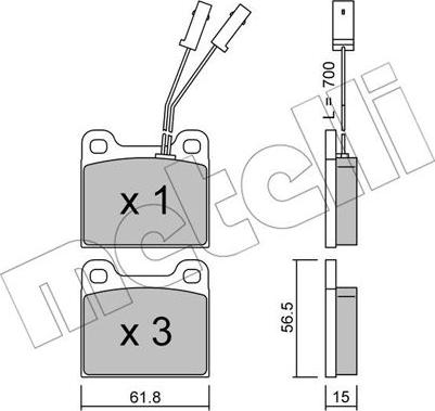 Metelli 22-0003-1 - Jarrupala, levyjarru inparts.fi