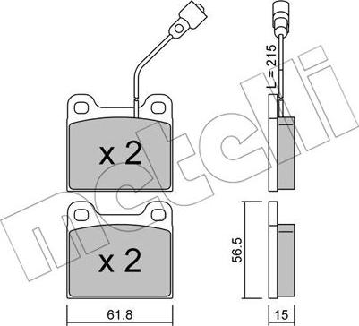 Metelli 22-0003-2 - Jarrupala, levyjarru inparts.fi