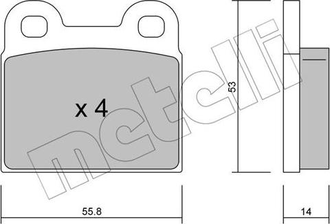 Metelli 22-0002-0 - Jarrupala, levyjarru inparts.fi