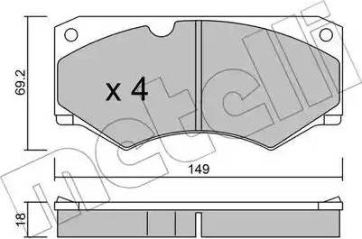 Metelli 22-0014-4 - Jarrupala, levyjarru inparts.fi