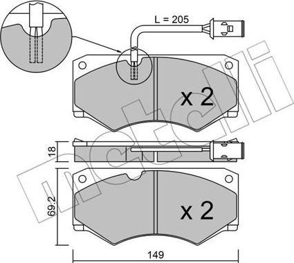 Metelli 22-0014-2 - Jarrupala, levyjarru inparts.fi