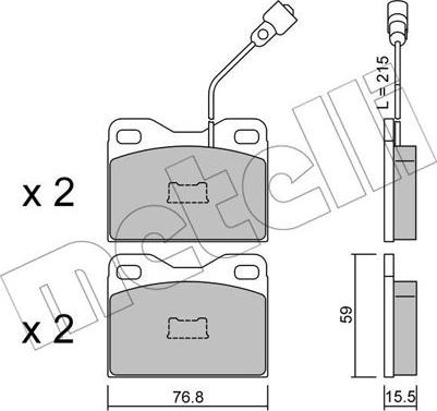 Metelli 22-0015-4 - Jarrupala, levyjarru inparts.fi