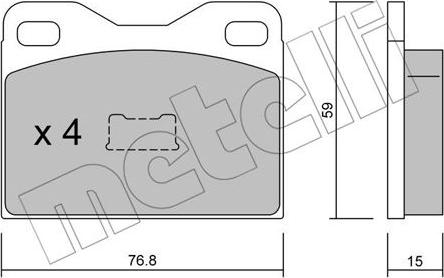 Metelli 22-0015-0 - Jarrupala, levyjarru inparts.fi