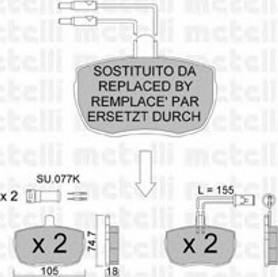 Metelli 2200164 - Jarrupala, levyjarru inparts.fi