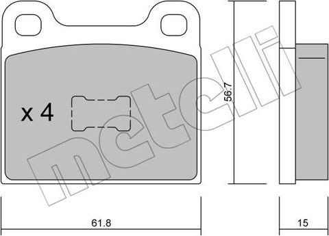 Metelli 22-0010-0 - Jarrupala, levyjarru inparts.fi