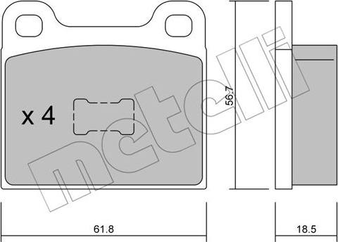 Metelli 22-0010-1 - Jarrupala, levyjarru inparts.fi