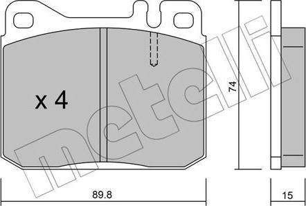 Metelli 22-0011-0 - Jarrupala, levyjarru inparts.fi