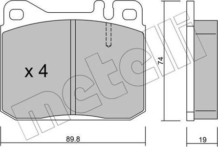 Metelli 22-0011-2 - Jarrupala, levyjarru inparts.fi