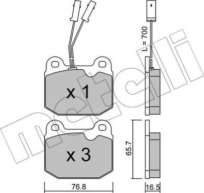 Metelli 22-0013-0 - Jarrupala, levyjarru inparts.fi