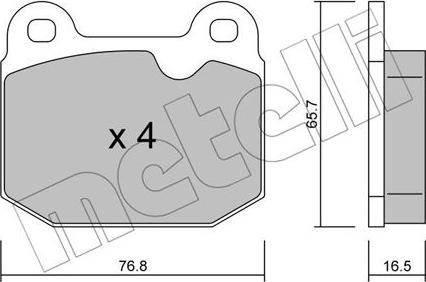 Metelli 22-0013-1 - Jarrupala, levyjarru inparts.fi