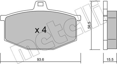 Metelli 22-0012-0 - Jarrupala, levyjarru inparts.fi