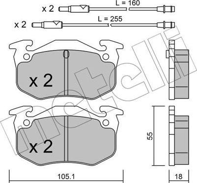 Metelli 22-0036-0 - Jarrupala, levyjarru inparts.fi