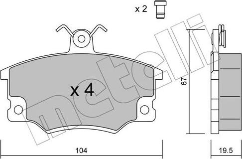 Metelli 22-0030-0 - Jarrupala, levyjarru inparts.fi