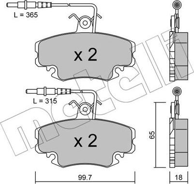 Metelli 22-0032-1 - Jarrupala, levyjarru inparts.fi