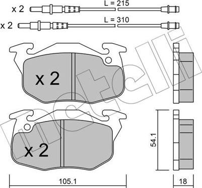 Metelli 22-0037-4 - Jarrupala, levyjarru inparts.fi