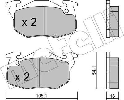 Metelli 22-0037-5 - Jarrupala, levyjarru inparts.fi