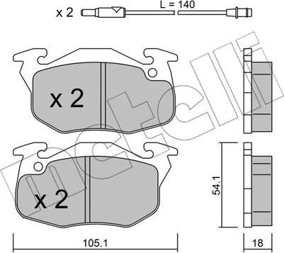 Metelli 22-0037-2 - Jarrupala, levyjarru inparts.fi