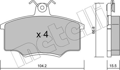 Metelli 22-0024-1 - Jarrupala, levyjarru inparts.fi