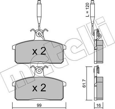 Metelli 22-0026-3 - Jarrupala, levyjarru inparts.fi