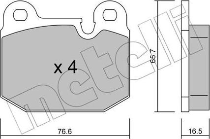 Metelli 22-0027-0 - Jarrupala, levyjarru inparts.fi