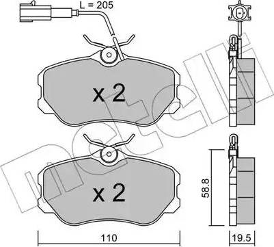 Metelli 22-0074-0 - Jarrupala, levyjarru inparts.fi