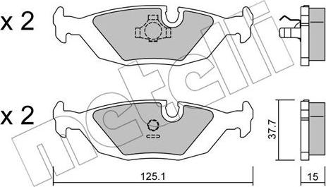 Metelli 22-0070-0 - Jarrupala, levyjarru inparts.fi